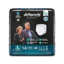 Attends Premier Underwear, Heavy Absorbency, Large, 44 to 58 Inch Waist/Hip (Case of 56)