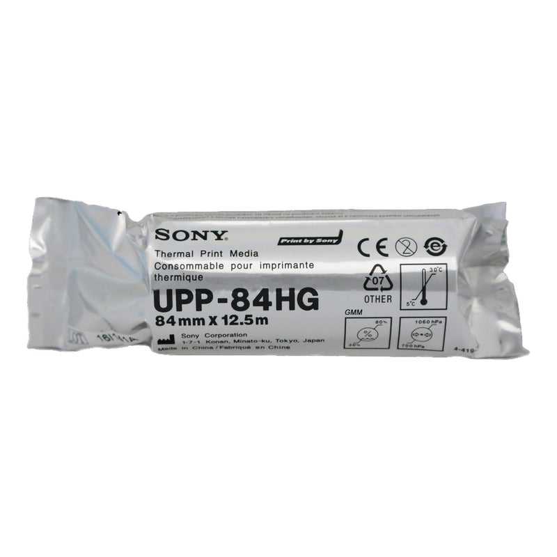 Thermal Printer Paper Sony 104 Prints 84 mm X 12-1/2 Meter Black / White (Box of 10) 