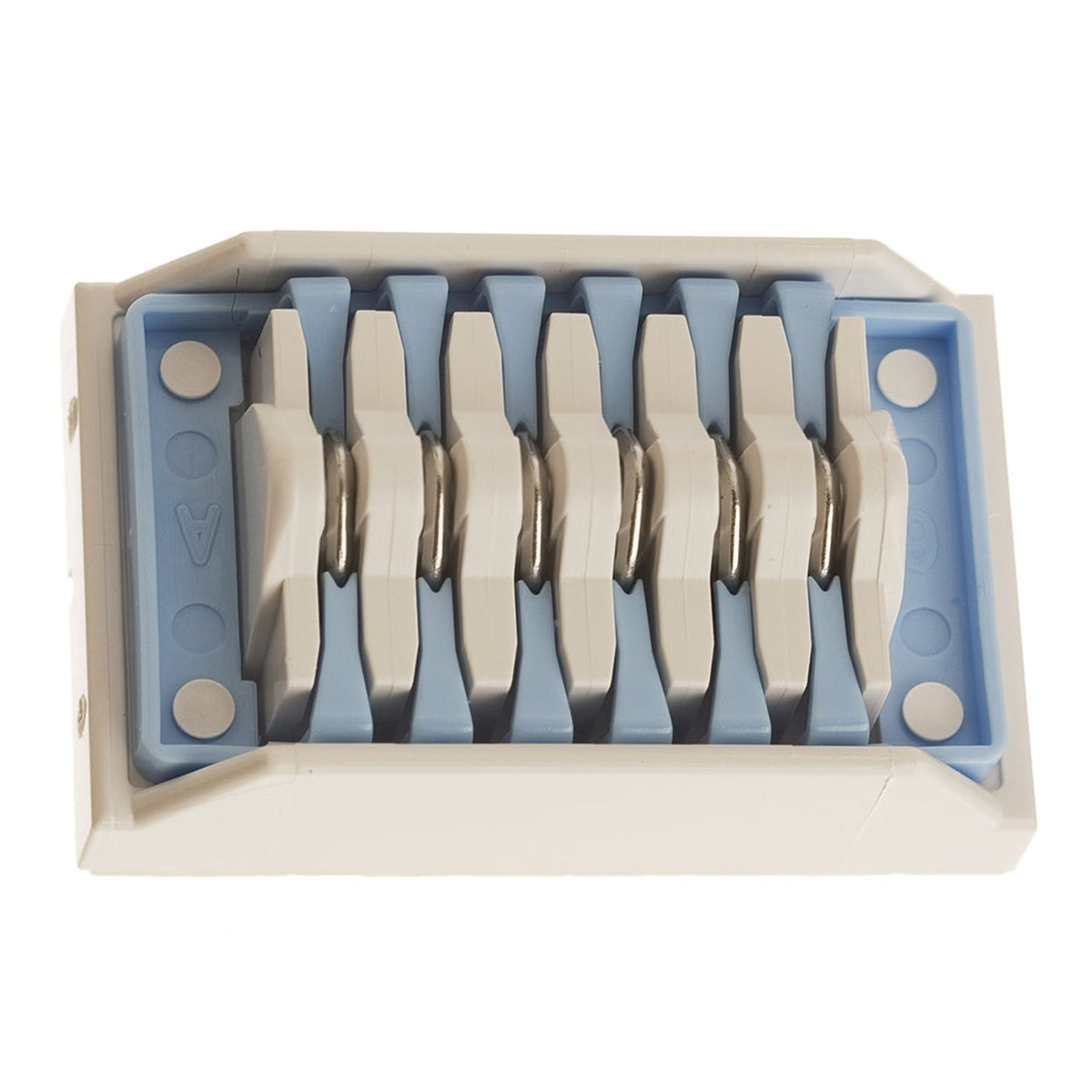 Ligating Clip Horizon Adhesive Cartridge Style Titanium Medium Blue Clip 6 Clips (CR of 6)
