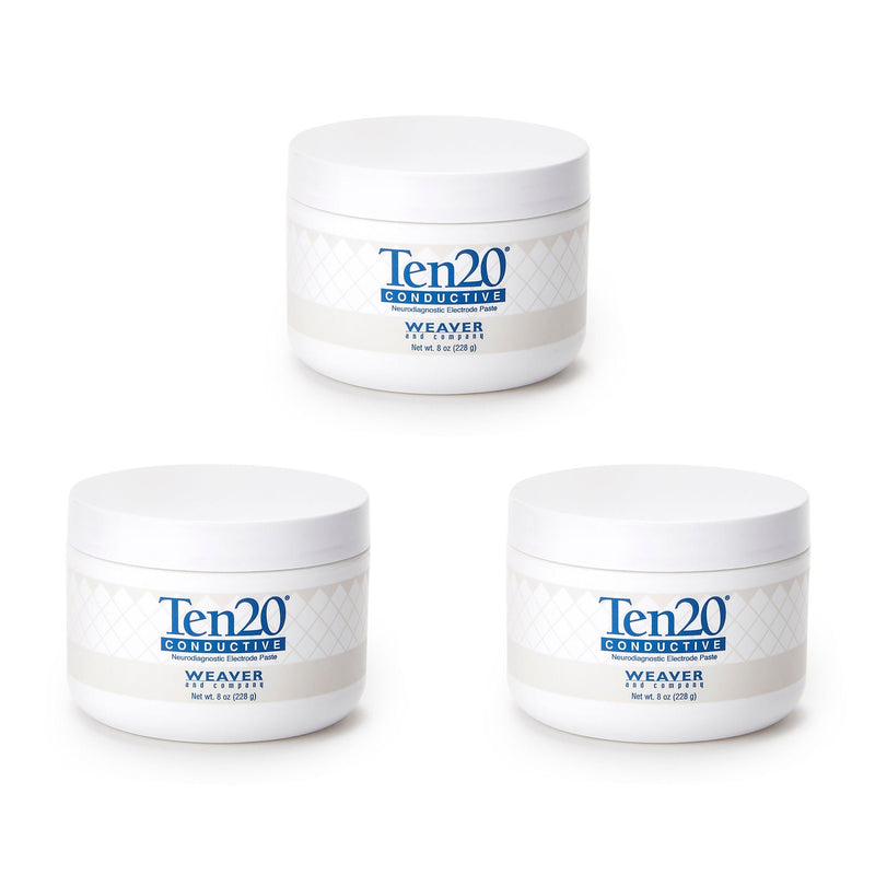 Ten20 Conductive Neurodiagnostic Electrode Paste, 8-ounce Jar (Pack of 3)