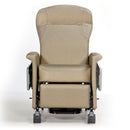 Champion Manufacturing Medical Transport Recliner Ascent II Natural Vinyl 4 Inch Casters 300 lbs. Weight Capacity 
