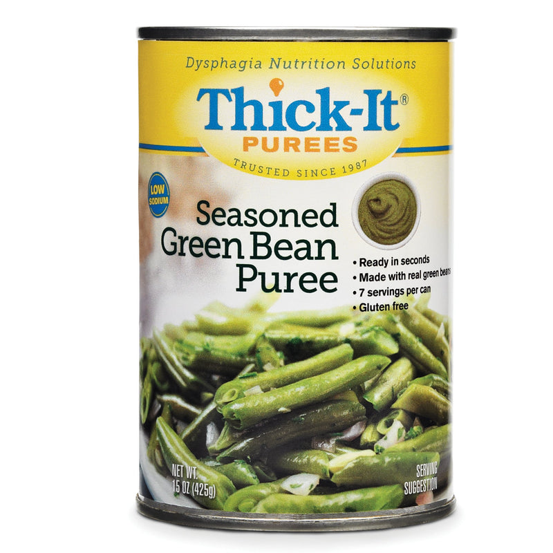 Thick-It Seasoned Green Bean Purée, 15-ounce Can (Case of 12)