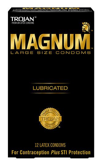 Trojan Magnum Lubricated Latex Condom, Large (Case of 1000)