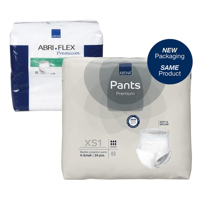 Abena North America Abri-Flex Premium XS1 Absorbent Underwear, Extra Small (96/CS) 