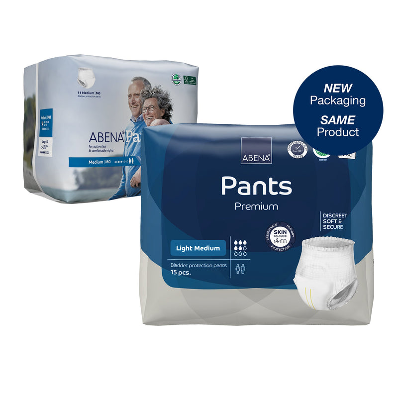 Abena Pants M0 Absorbent Underwear, Medium (Case of 84)
