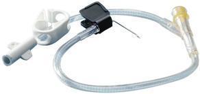 Huber Infusion Set Kawasumi 19 Gauge 3/4 Inch 11 Inch Tubing Y-Site Port