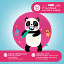 Foreo Inc ISSA baby Soft Silicone Sonic Toothbrush, Kiwi Green Panda 