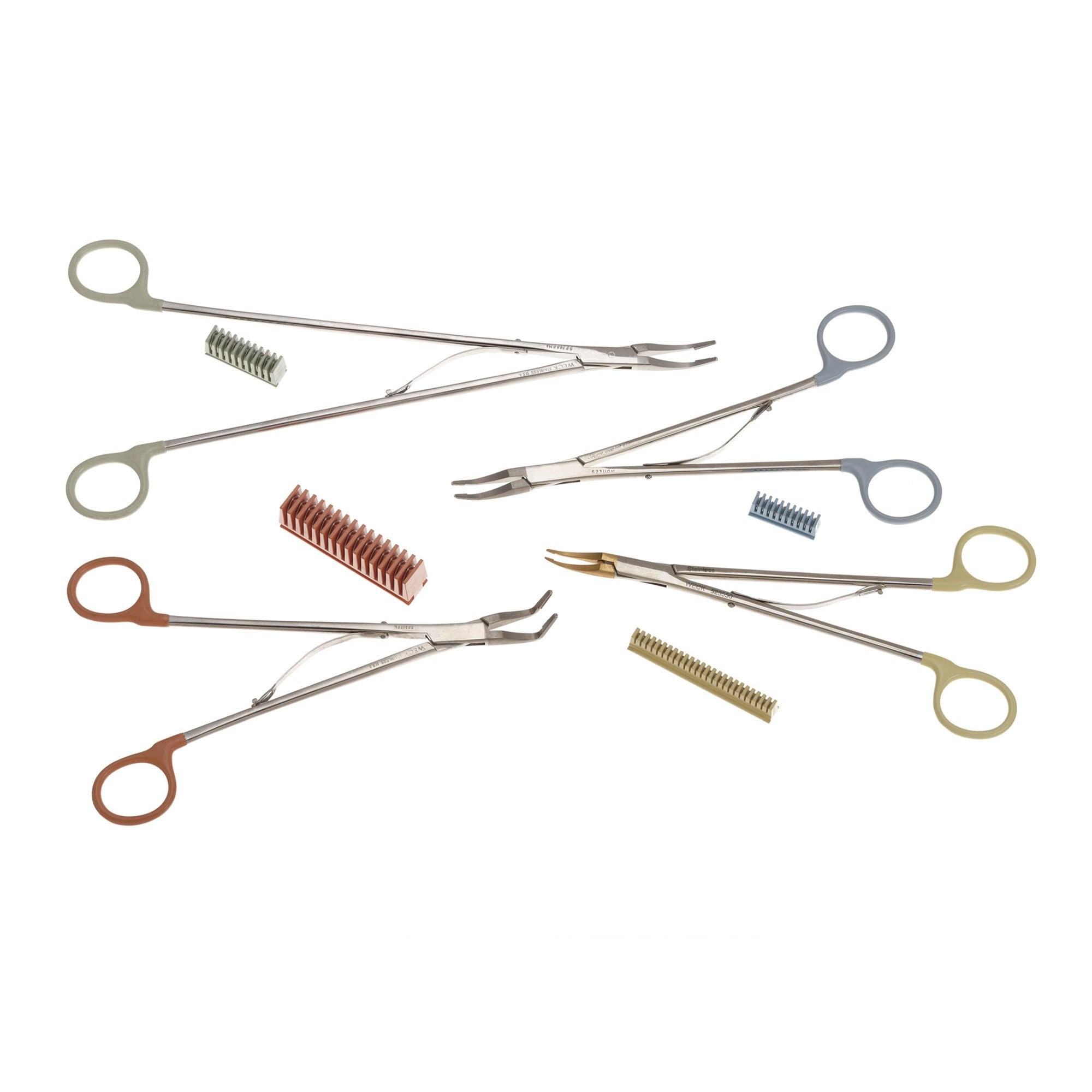 Ligating Clip Hemoclip Traditional Style Tantalum Medium Blue Clip 25 Clips (Box of 250)