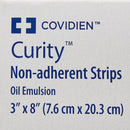 Cardinal Curity Oil Emulsion Impregnated Dressing, 3 x 8 Inch (144/CS)