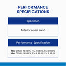 CorDx Inc Respiratory Test Kit Tyfast Flu A/B & COVID-19 At Home Multiplex Rapid Test 1 Test per Kit (10/BX) 
