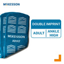 McKesson Brand McKesson Slipper Socks, Double Tread, Adult, Teal (48/CS)