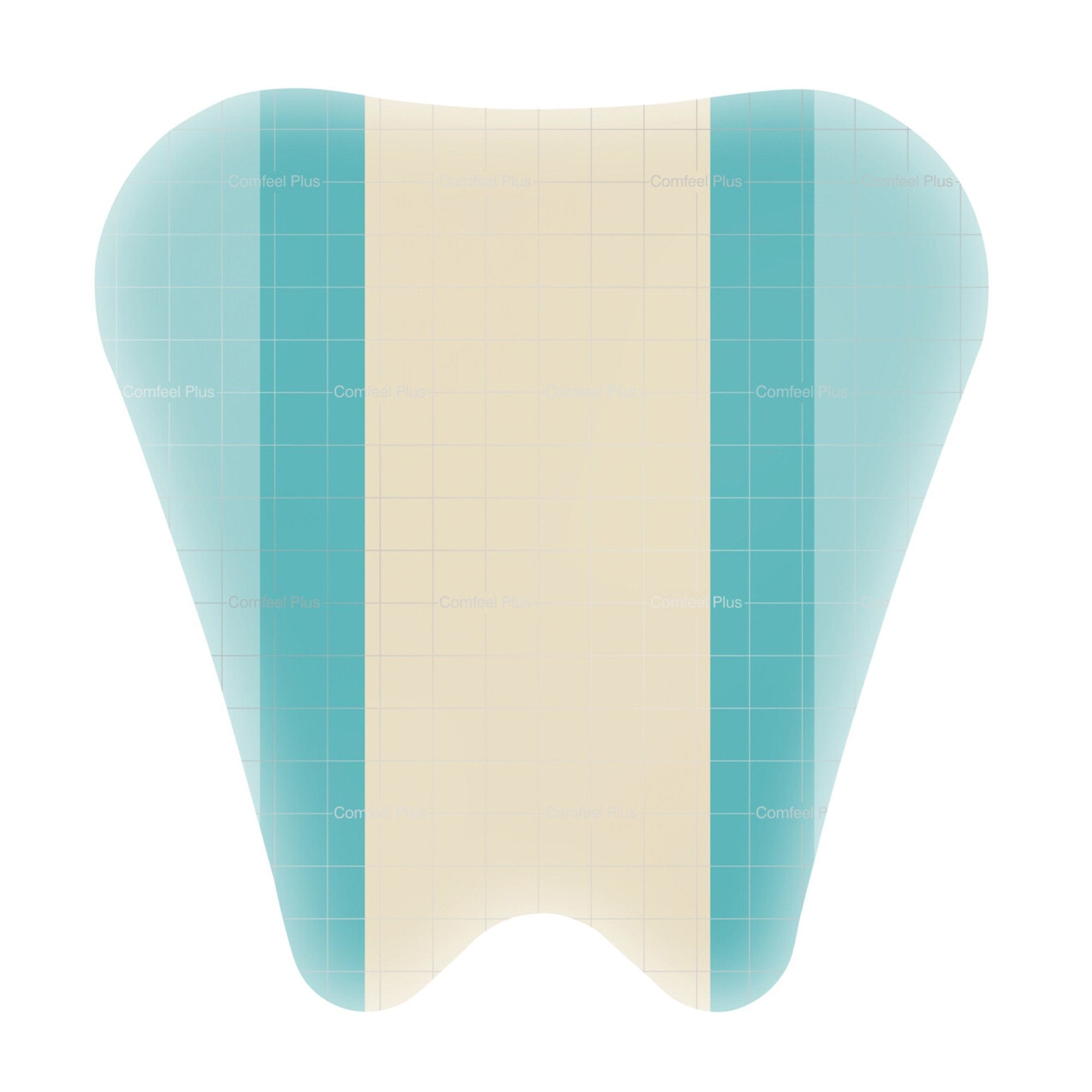 Coloplast Comfeel Plus Ulcer Hydrocolloid Dressing, 7 x 8 Inch Sacral (5/BX) 