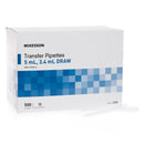 McKesson Brand McKesson Transfer Pipette, 5 mL, 3.4 mL Draw Volume (10/CS)