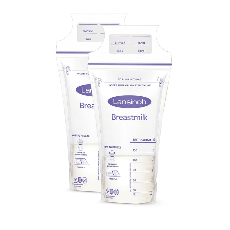 Lansinoh Nursing Bundle – 2 Stay Dry Nursing Pads & 2 Breast Milk Storage Bags (180/CS)