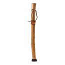 Mabis Healthcare Brazos Iron Bamboo Rustic Walking Stick, 58 Inch Height, Red 
