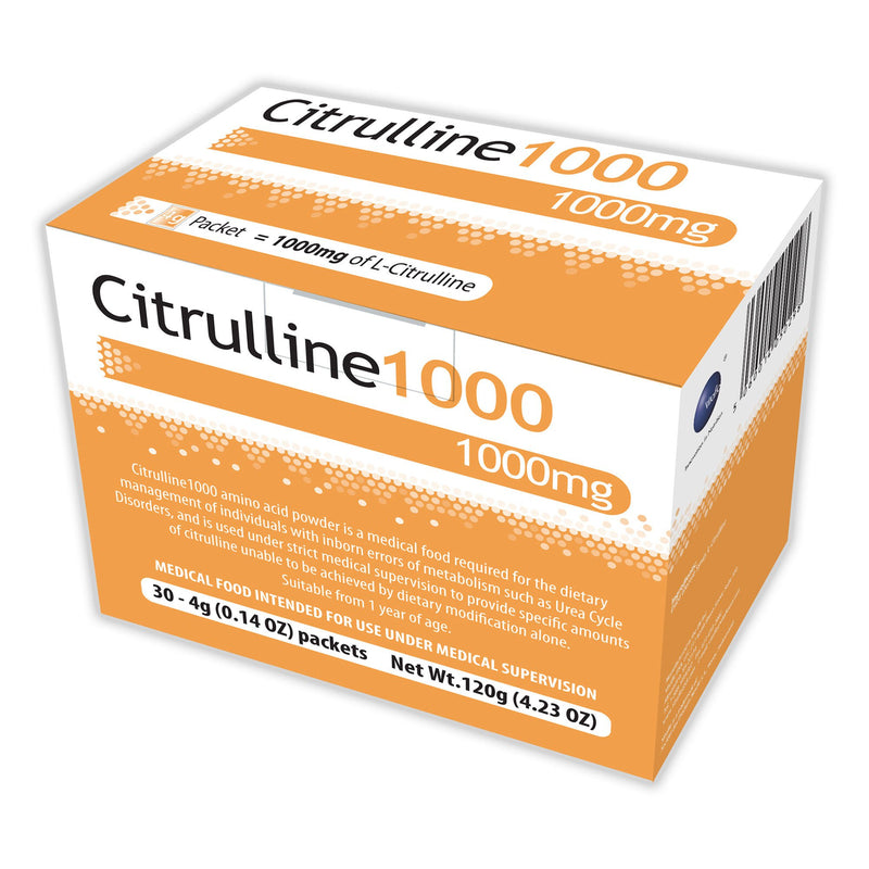 Citrulline1000 Medical Food for the Dietary Management of Urea Cycle Disorders (Box of 30)