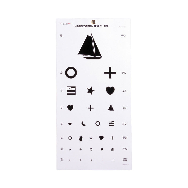 McKesson Preschool Eye Test Chart (Bag of 5)