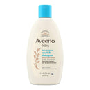 J & J Sales Aveeno Baby Daily Moisture Wash and Shampoo, Lightly Scented, 8-ounce Bottle 