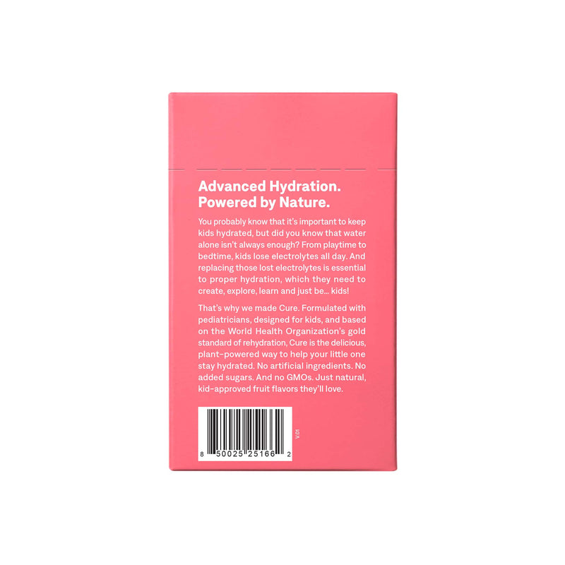Cure Kids Electrolyte Drink Mix, Pink Lemonade, 7.5-gram Packet (72/CS) 