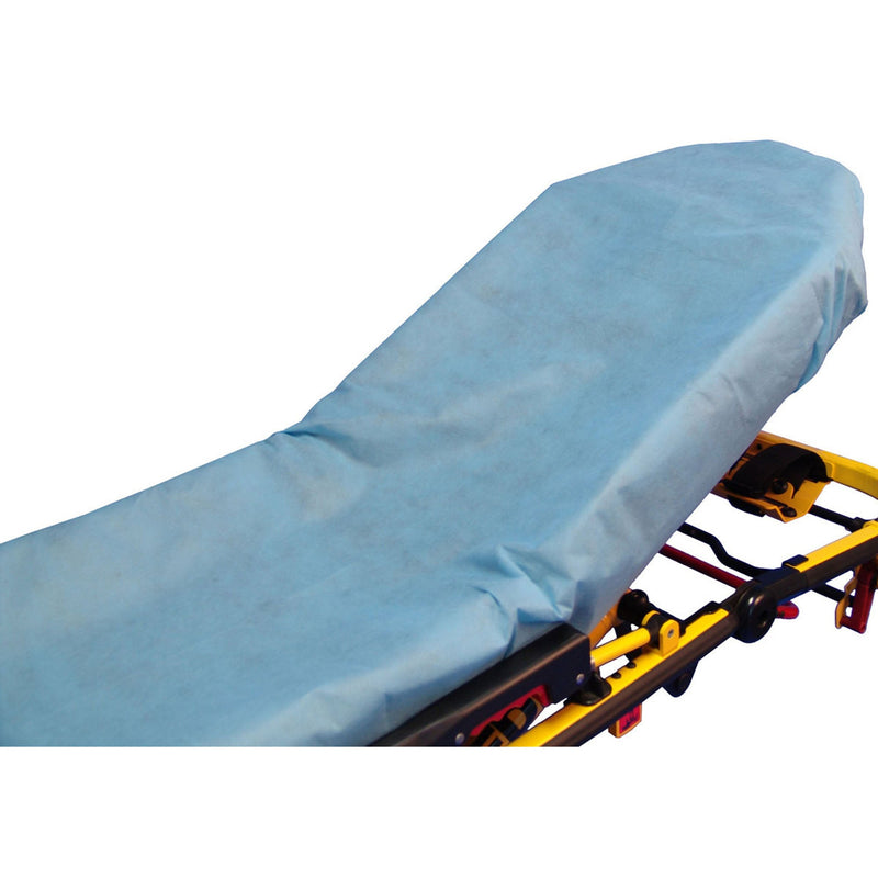 SureFit Blue Fitted Stretcher Sheet, 34 x 84 Inch (Case of 50)