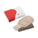 New Image 18183 2-Piece Beige Colostomy Pouch, Pre-cut to Fit 57 mm Stoma, Red (Box of 10)