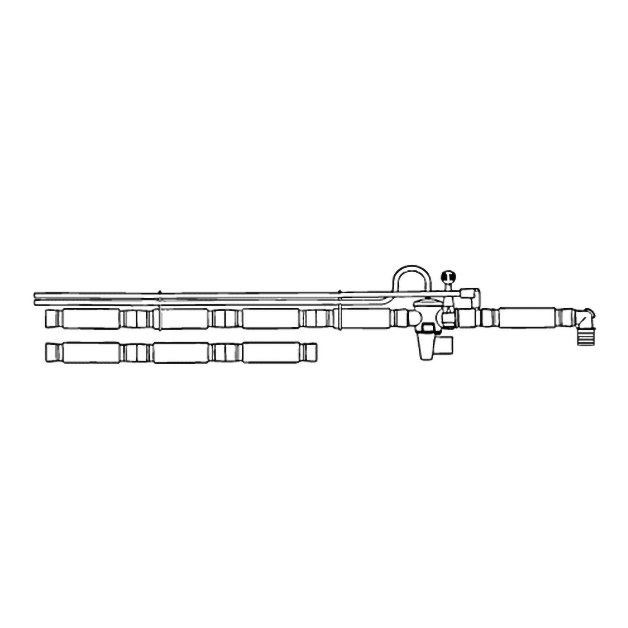 Ventilator Circuit AirLife Corrugated Tube 72 Inch Tube Single Limb Adult Without Breathing Bag Single Patient Use 