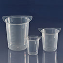 BEAKER 3CORNER 100ML PPGRADUATED 100/CS