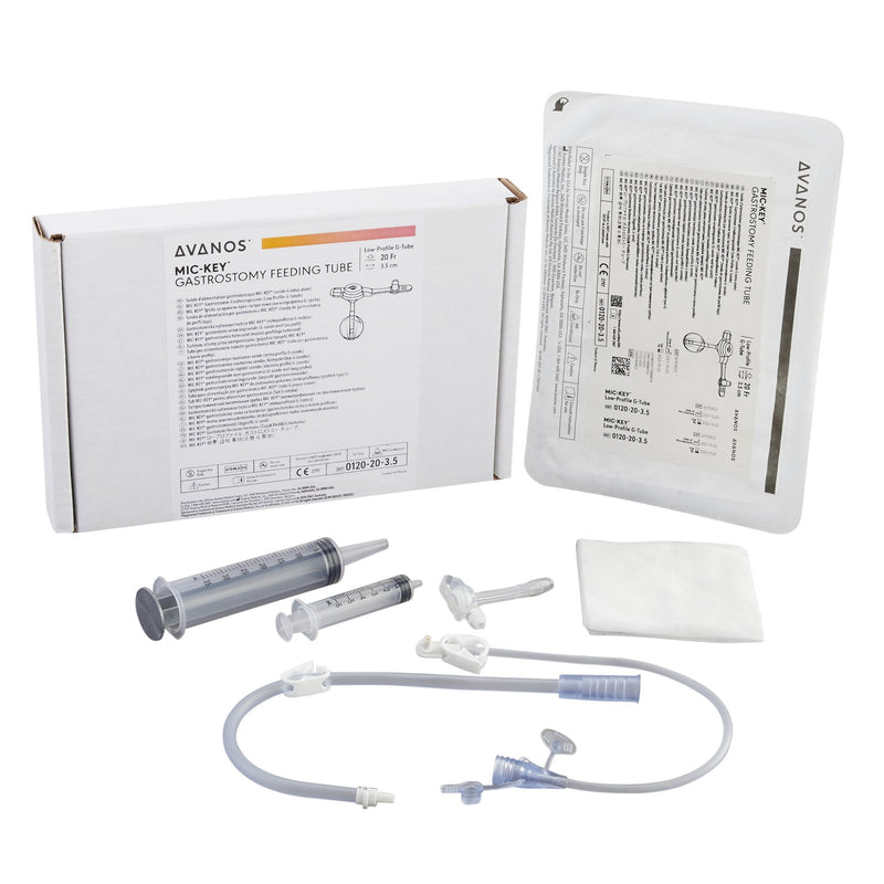 Low Profile Gastrostomy Tube Kit MIC-Key 20 Fr. 3.5 cm Tube Silicone Sterile 