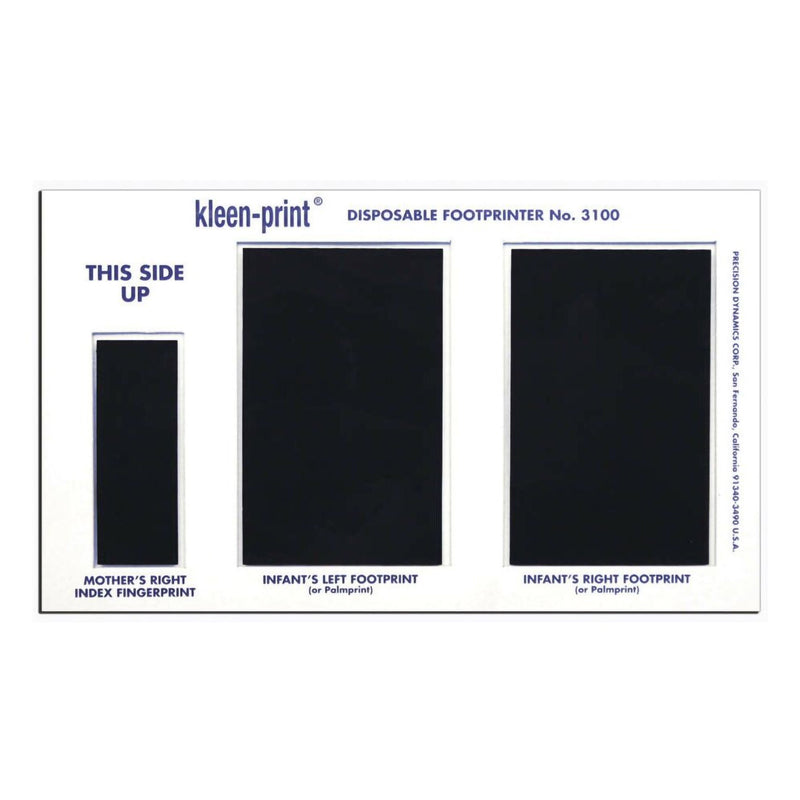 Kleen-Print Footprinter and Thumb Pad (Box of 25)
