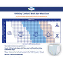 Essity HMS North America Inc Tena Dry Comfort Briefs with Curvdefence Extra Large, 52 – 62 Inch Five Drops (80/CS) 
