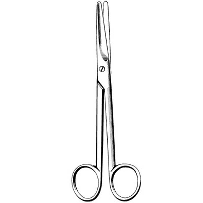 Dissecting Scissors Surgi-OR Mayo 5-1/2 Inch Length Mid Grade Stainless Steel NonSterile Finger Ring Handle Straight Blunt Tip / Blunt Tip 
