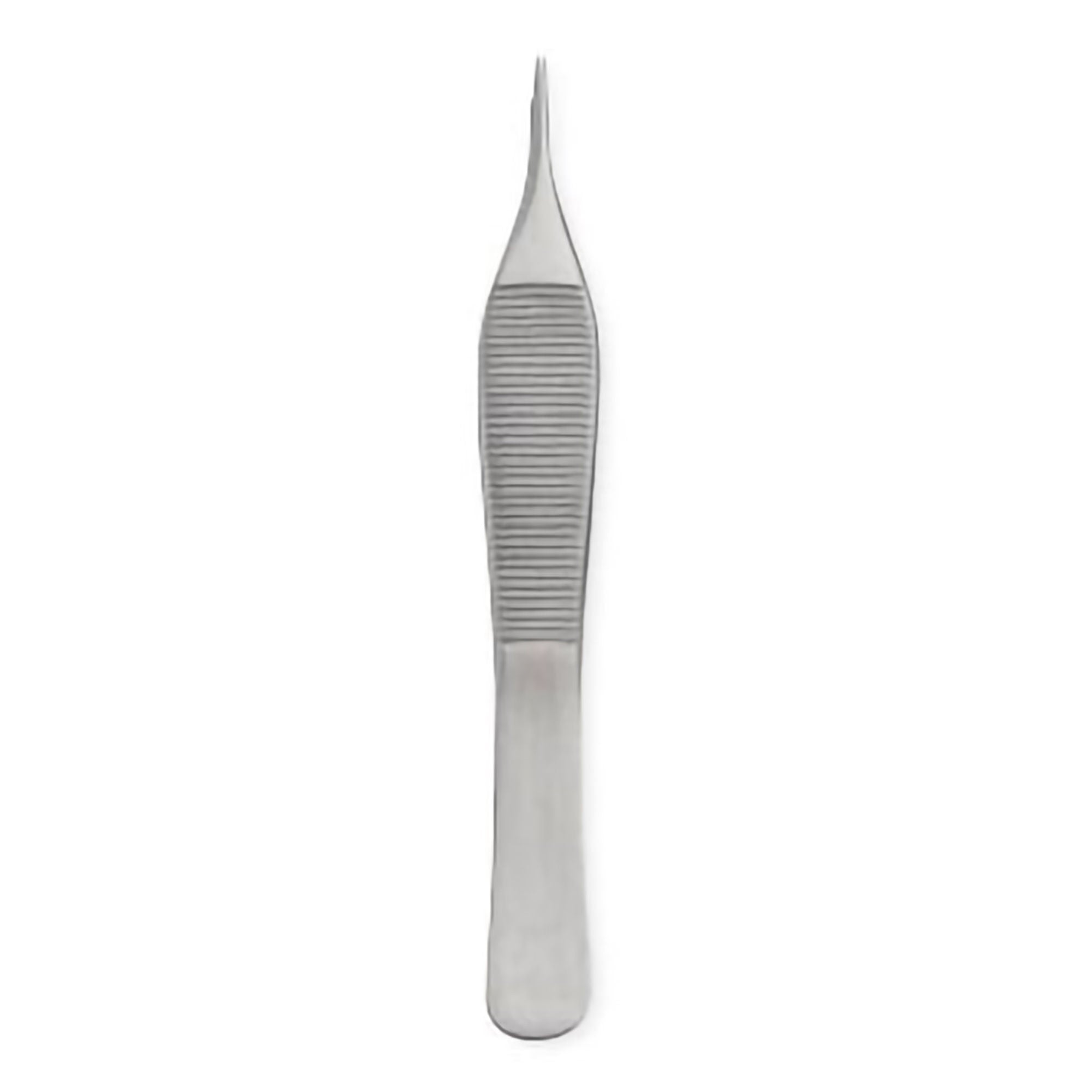 Medline Dressing Forceps Centurion Adson 4-3/4 Inch Length Floor / Office Grade Stainless Steel Sterile NonLocking Thumb Handle Straight Serrated Tips (TRI66405 / CS)
