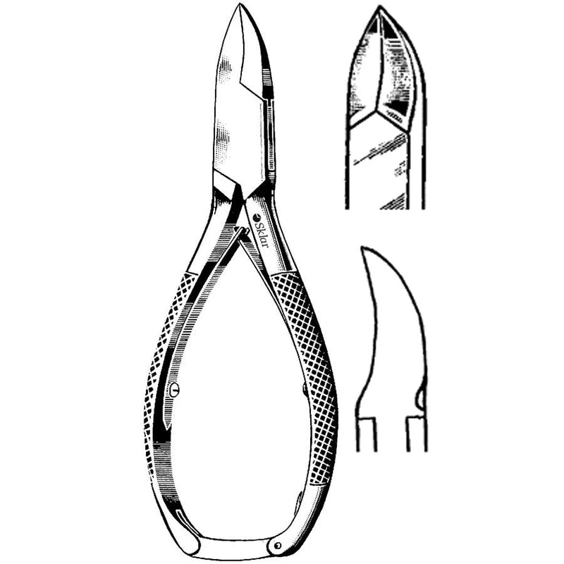 Merit Nail Nipper - 5-1/2", Concave Jaw - 98-482 