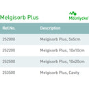 Molnlycke Melgisorb Plus Alginate Dressing, 5 x 5 Centimeter (100/CS) 