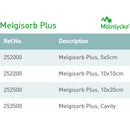 Molnlycke Melgisorb Plus Alginate Dressing, 5 x 5 Centimeter (100/CS)