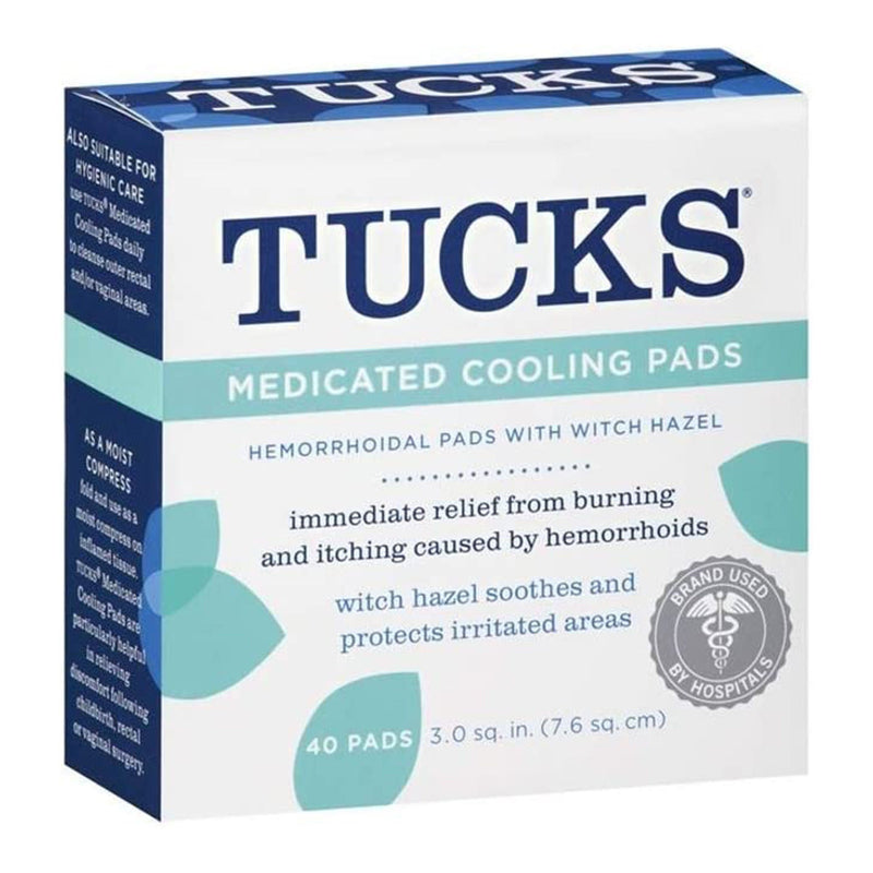 Tucks Medicated Cooling Pads (Box of 40)