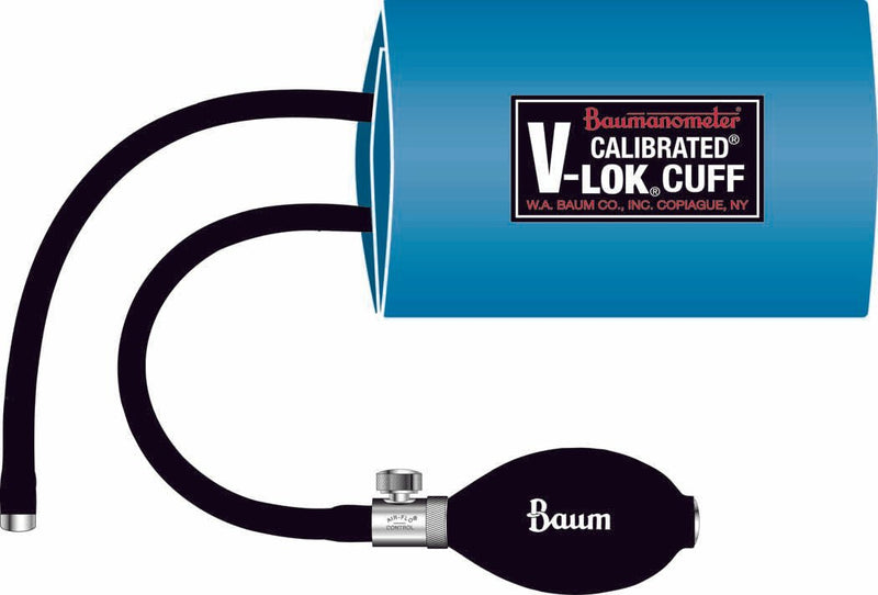 Reusable Blood Pressure Cuff and Bulb Calibrated V-Lok 6 to 11 cm Arm Polyester Fabric Cuff Neonatal 3 Cuff (Case of 100)