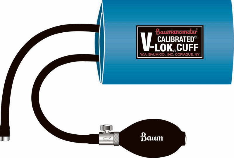 Reusable Blood Pressure Cuff and Bulb Calibrated V-Lok 6 to 11 cm Arm Polyester Fabric Cuff Neonatal 3 Cuff 