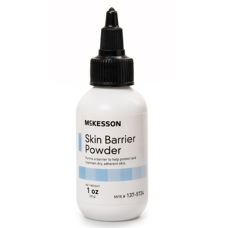 McKesson Ostomy Barrier Powder, 1-ounce Puff Bottle (Case of 50)