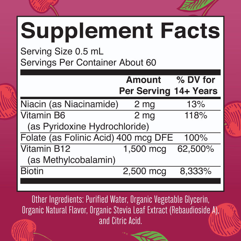Mary Ruth's Vegan B-Complex Drops, B Vitamins in Liquid Form