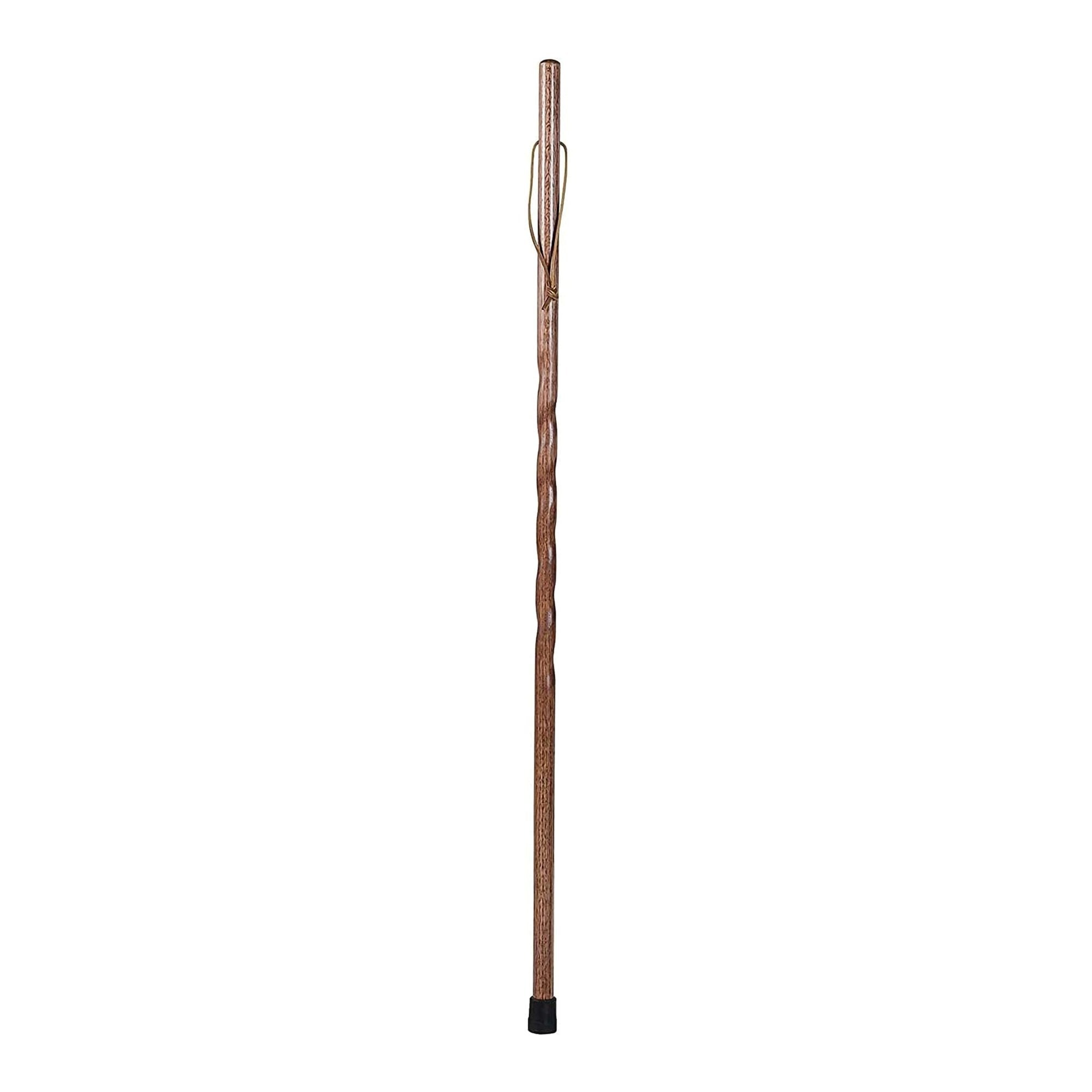 Mabis Healthcare Brazos Twisted Oak Backpacker Handcrafted Walking Stick, 48-Inch Height 