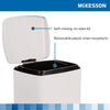 McKesson White Square Step-On Trash Can, 5 gallon (Case)