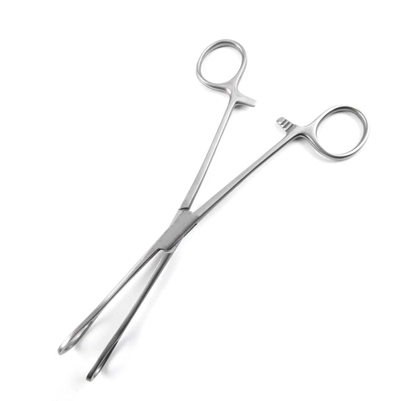 Econo Sterile Ballenger Sponge Forceps - 7", Straight, Serrated, Disposable, CS 100 - 96-2290 