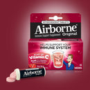 Reckitt Benckiser Airborne Original Immune Support Supplement Effervescent Tablets, Strawberry 
