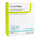 Sion Brands LLC ComfortFoam Silicone Adhesive without Border Silicone Foam Dressing, 2 x 2 Inch (10/BX) 