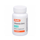 Vitamin Supplement Vitamin B6 100 mg Strength Tablet 100 per Bottle