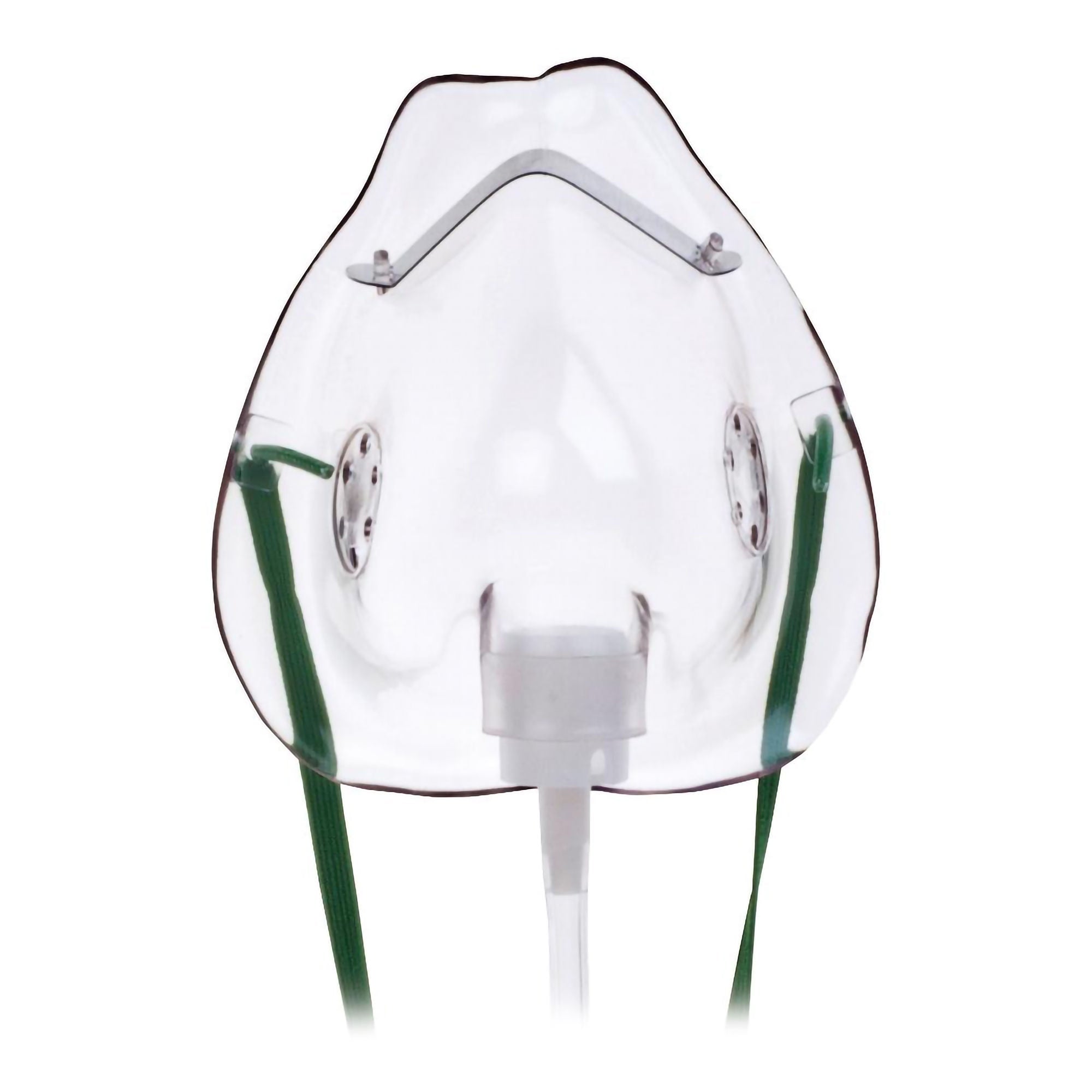 Medline Oxygen Mask Hudson RCI Standard Style Adult One Size Fits Most Adjustable Head Strap / Nose Clip (HUD1040 / CS)