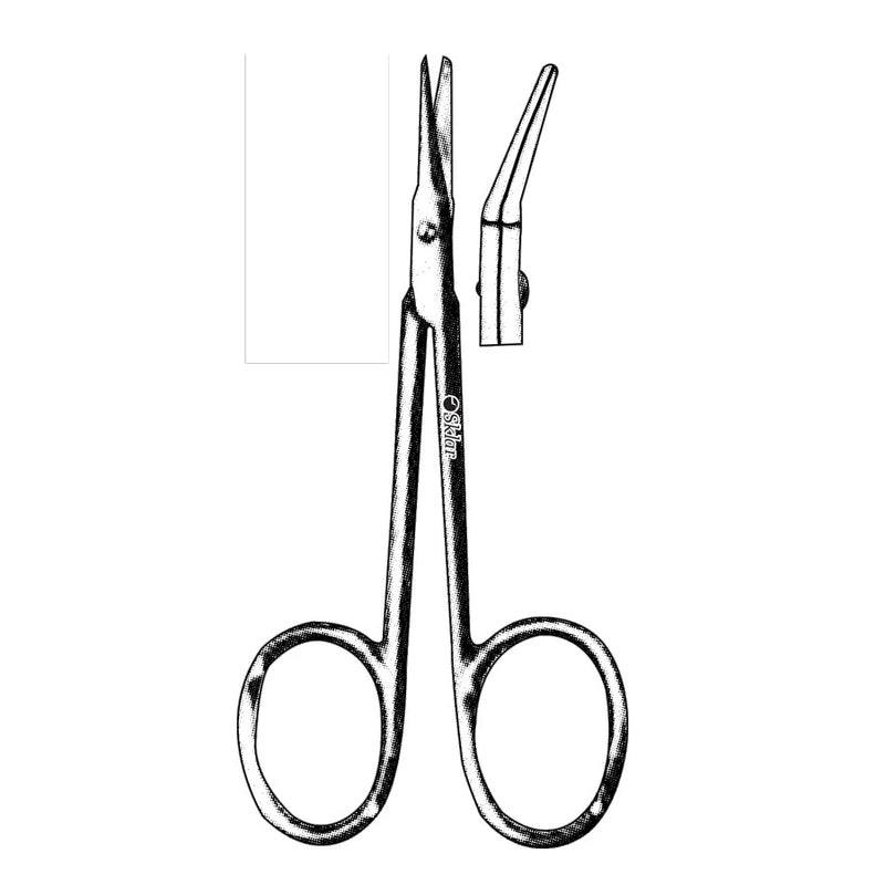 Sklar Aeble Corneal Scissors - 3-1/2", Angled Right - 64-3272