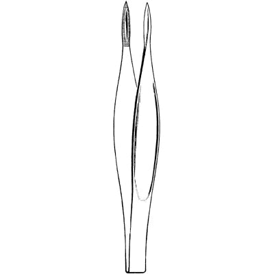 Merit Feilchenfeld Splinter Forceps - 4-1/2" - 97-787 