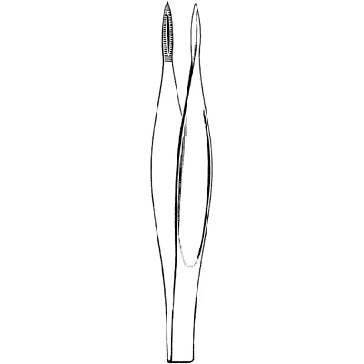Merit Feilchenfeld Splinter Forceps - 4-1/2" - 97-787